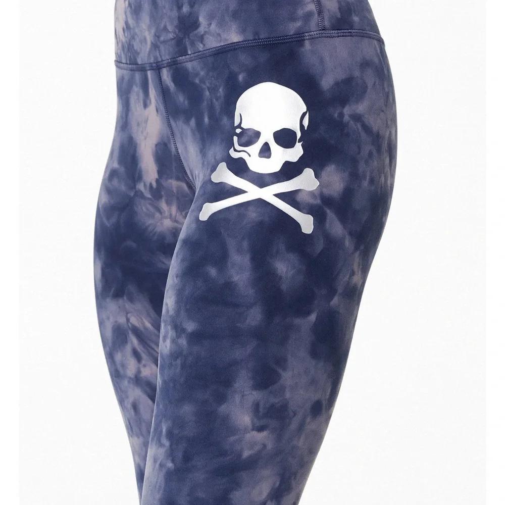 Lululemon x SoulCycle Align Blue Diamond Dye Leggings Size 6 Collaboration